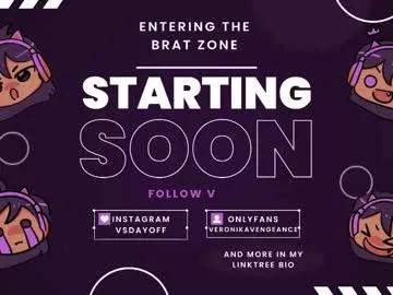 veronikavengeance — Get Naked and @Every 50 goals Squirt Show #Cumslut #Sloppy #Bigass #Bigtits #Toycontrol #Lush [77 tokens remaining]