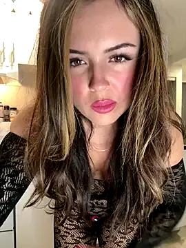 biancasuger — Topless + Vibrating nipple clamps + 